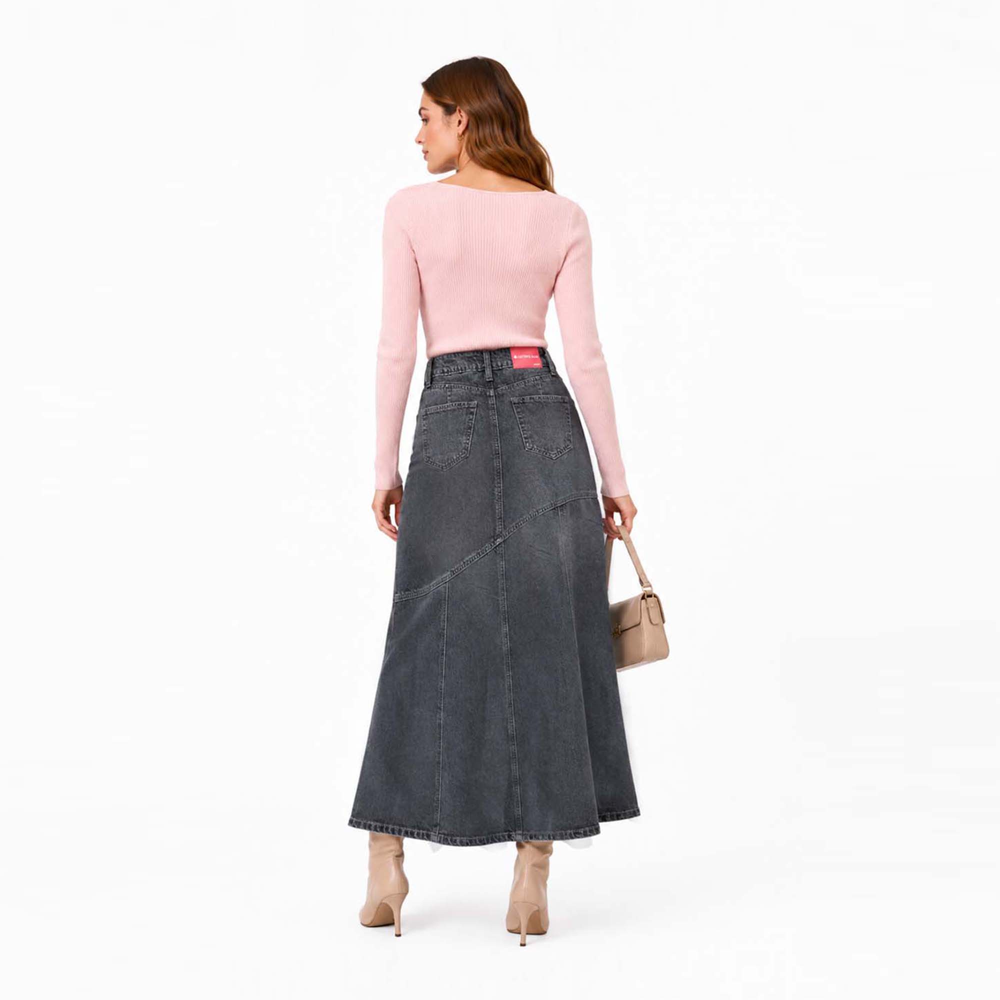 Maxifalda Denim Ayde