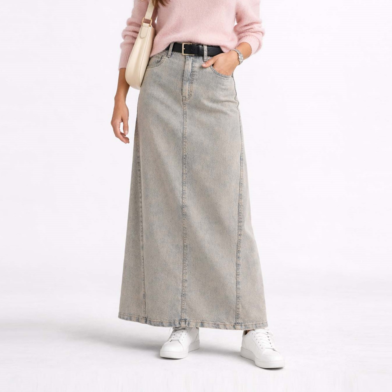 Maxifalda Denim Neyda
