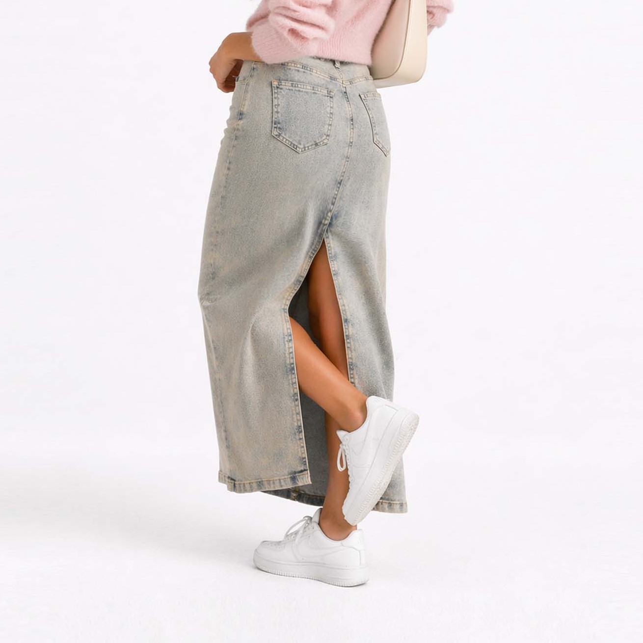 Maxifalda Denim Neyda