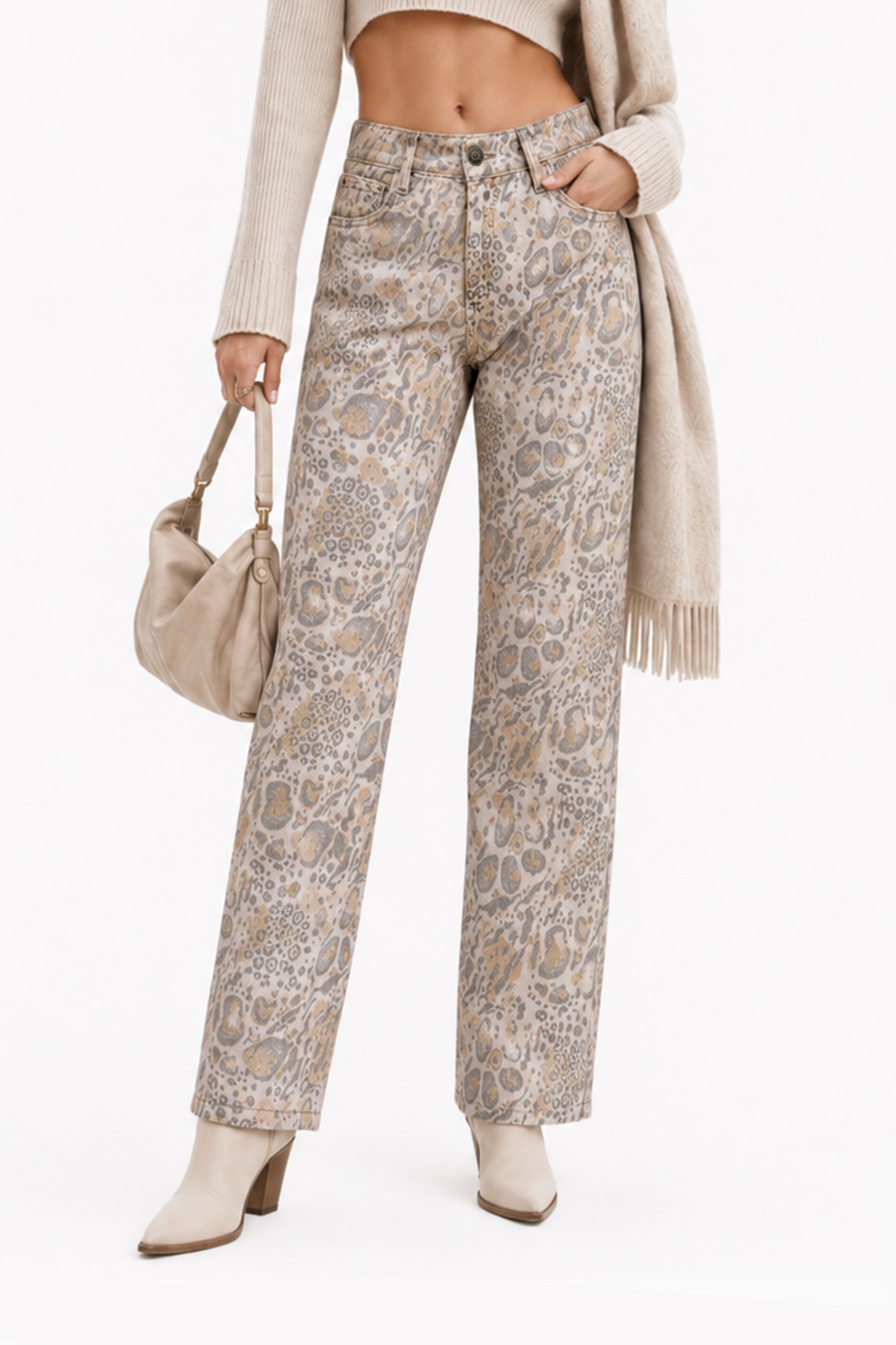 Pantalón regular Mujer Jess