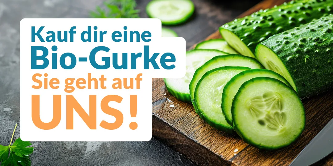 Eine Bio-Gurke – 100 % Cashback!