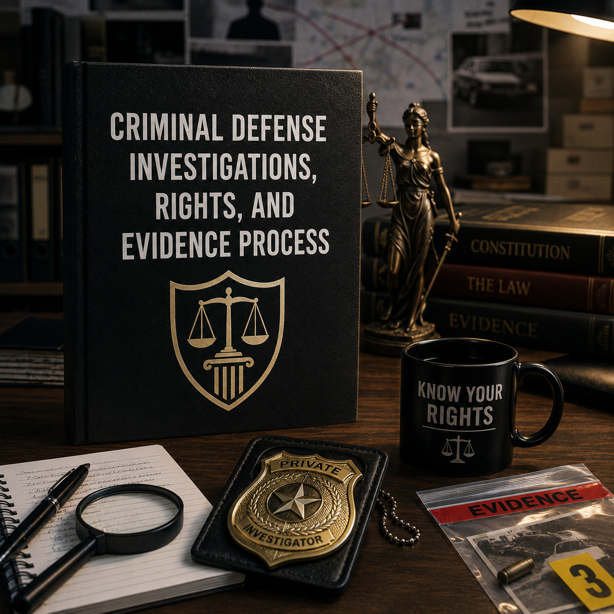 Criminal Defense Investigations, Rights, and Evidence Process