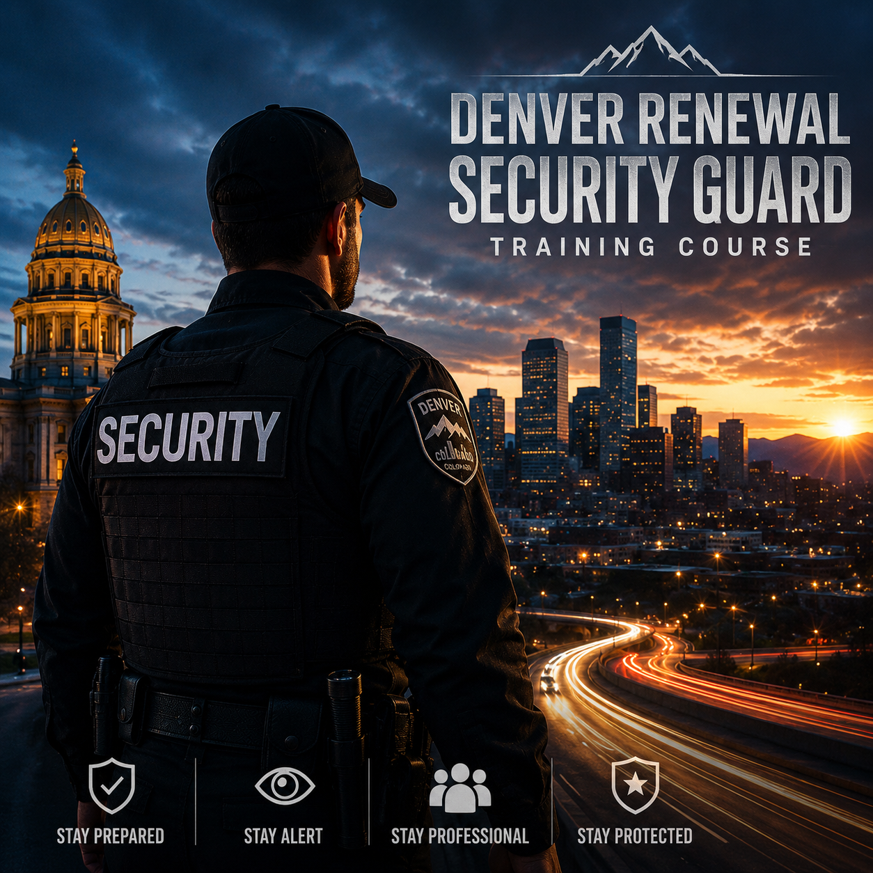 Denver Security Guard Renewal | 8-Hour Online Course