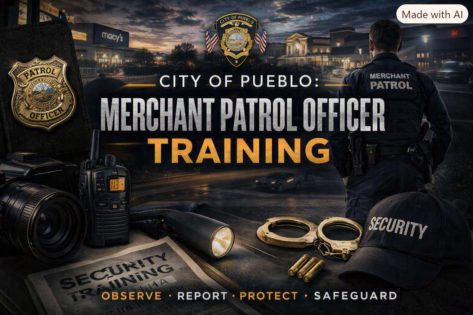 City of Pueblo: Merchant Patrol Officer Training
