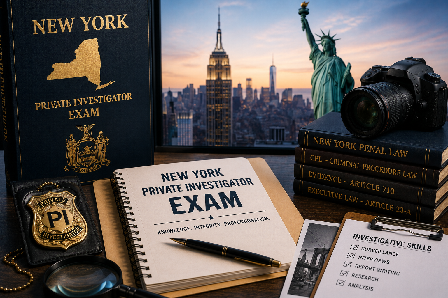 New York Private Investigator Exam Prep Course