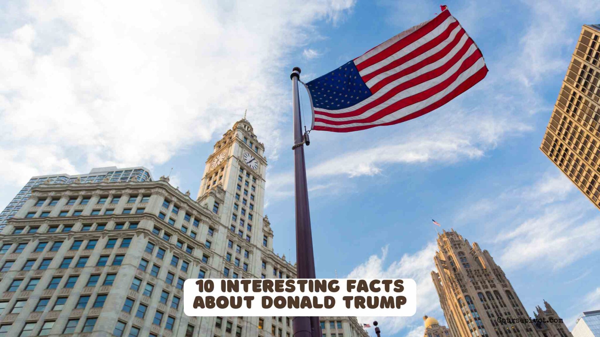 Donald Trump speaking at a podium, representing facts about the 45th and 47th US president