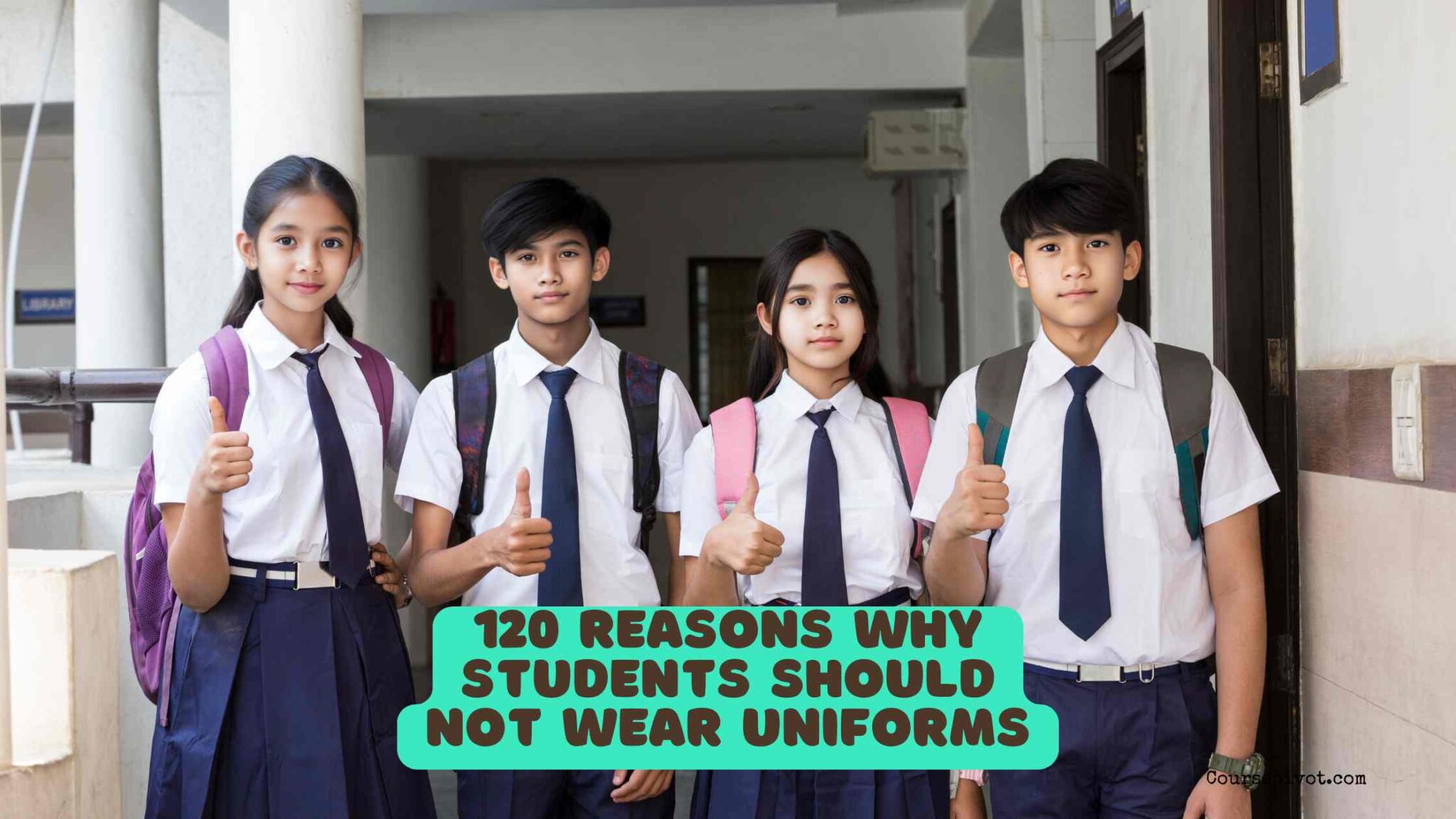 Students expressing individuality and discussing school uniform policies