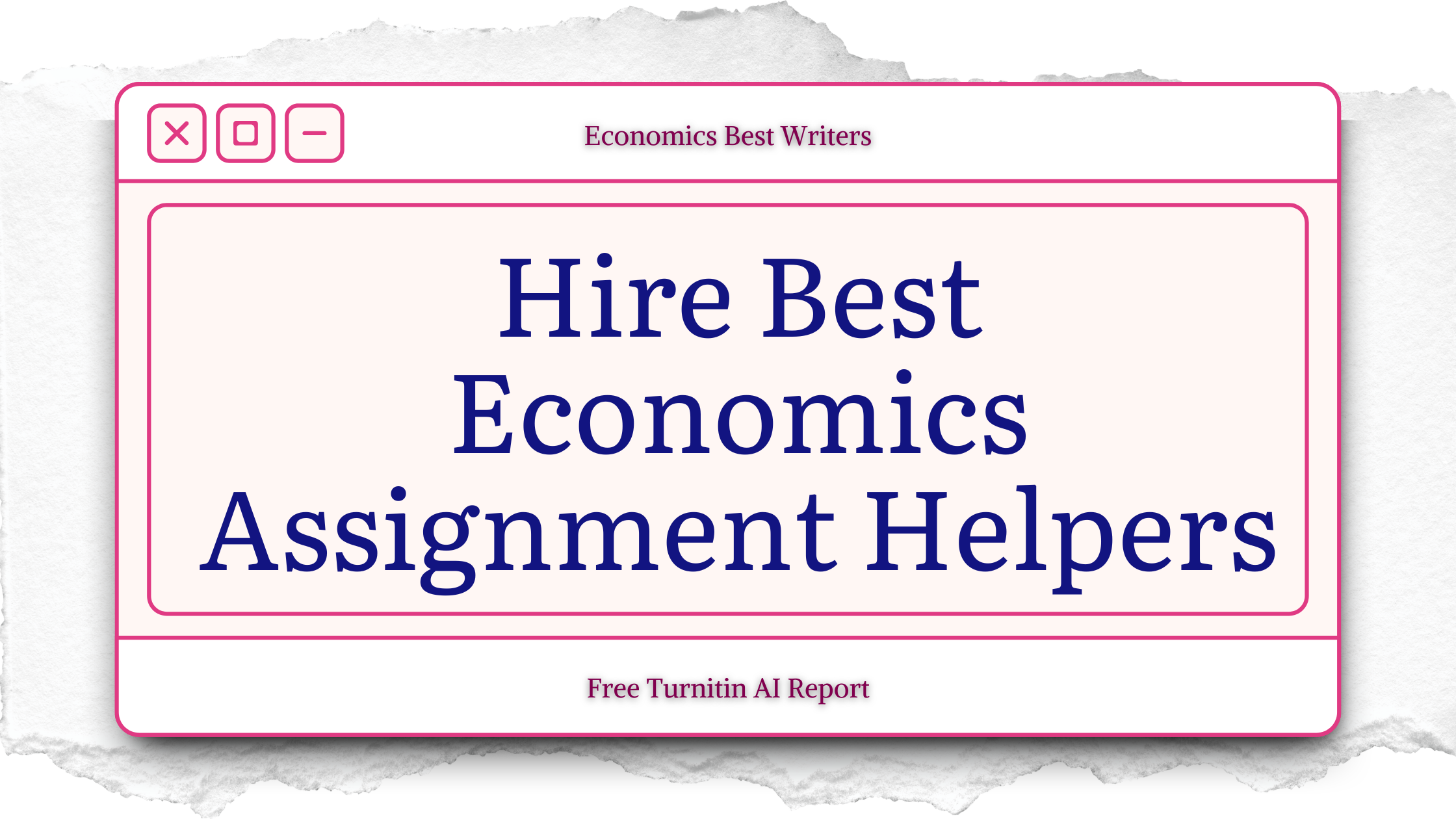Best assignment writing service for economics students