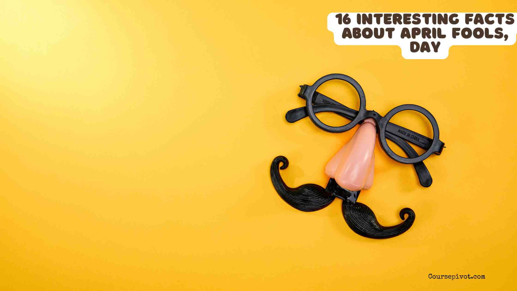 April Fools’ Day prank items and playful decorations