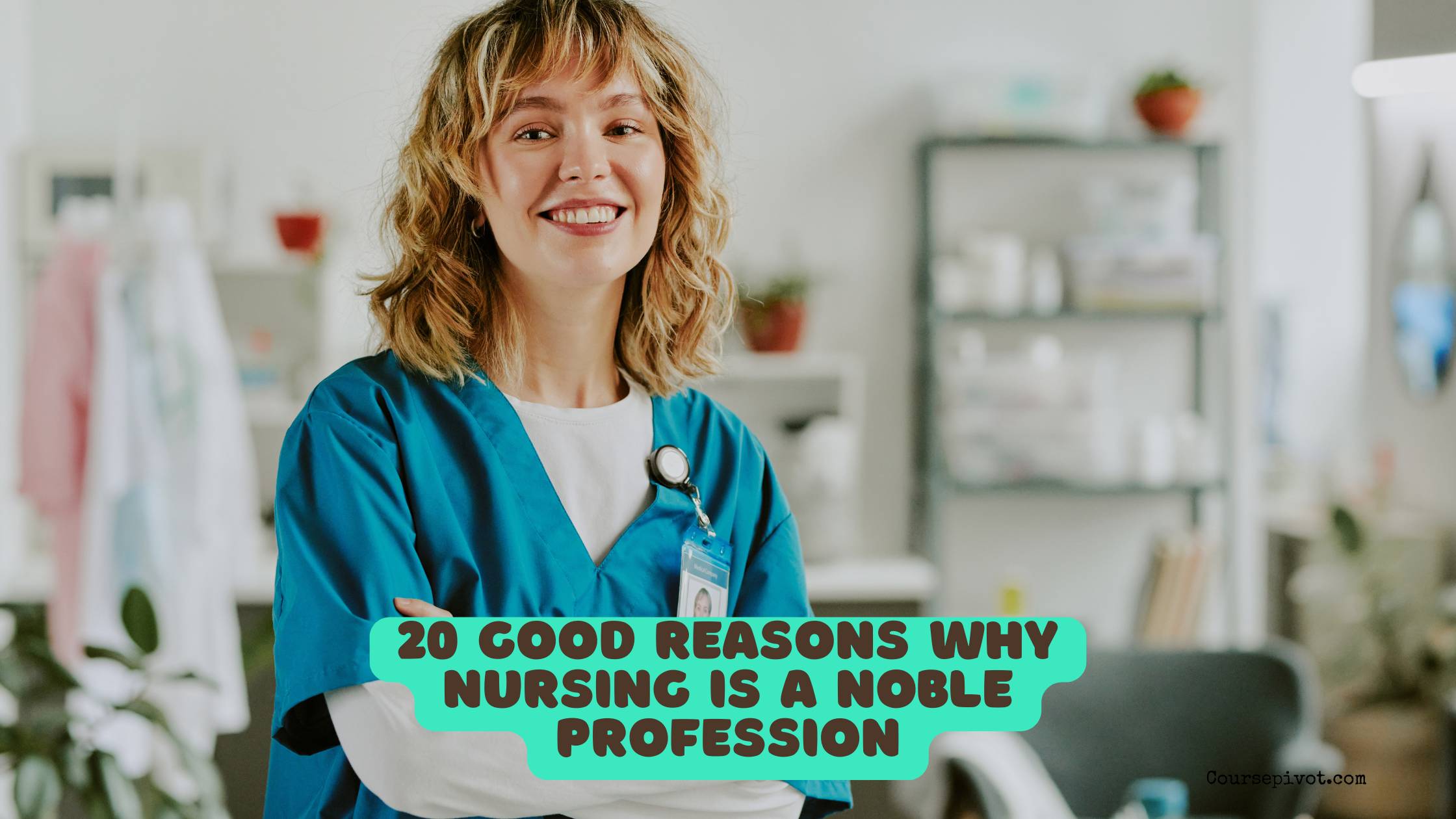 Nurse providing compassionate care to a patient in a healthcare setting