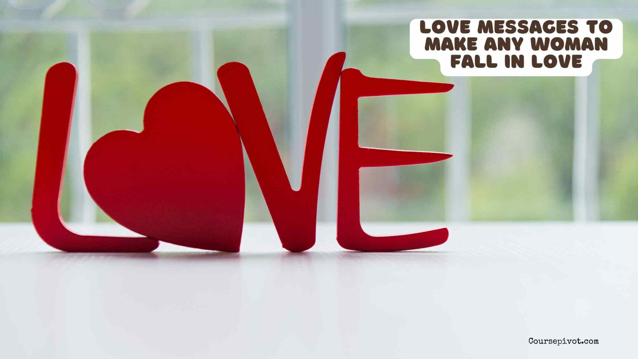 Romantic love message written for someone special
