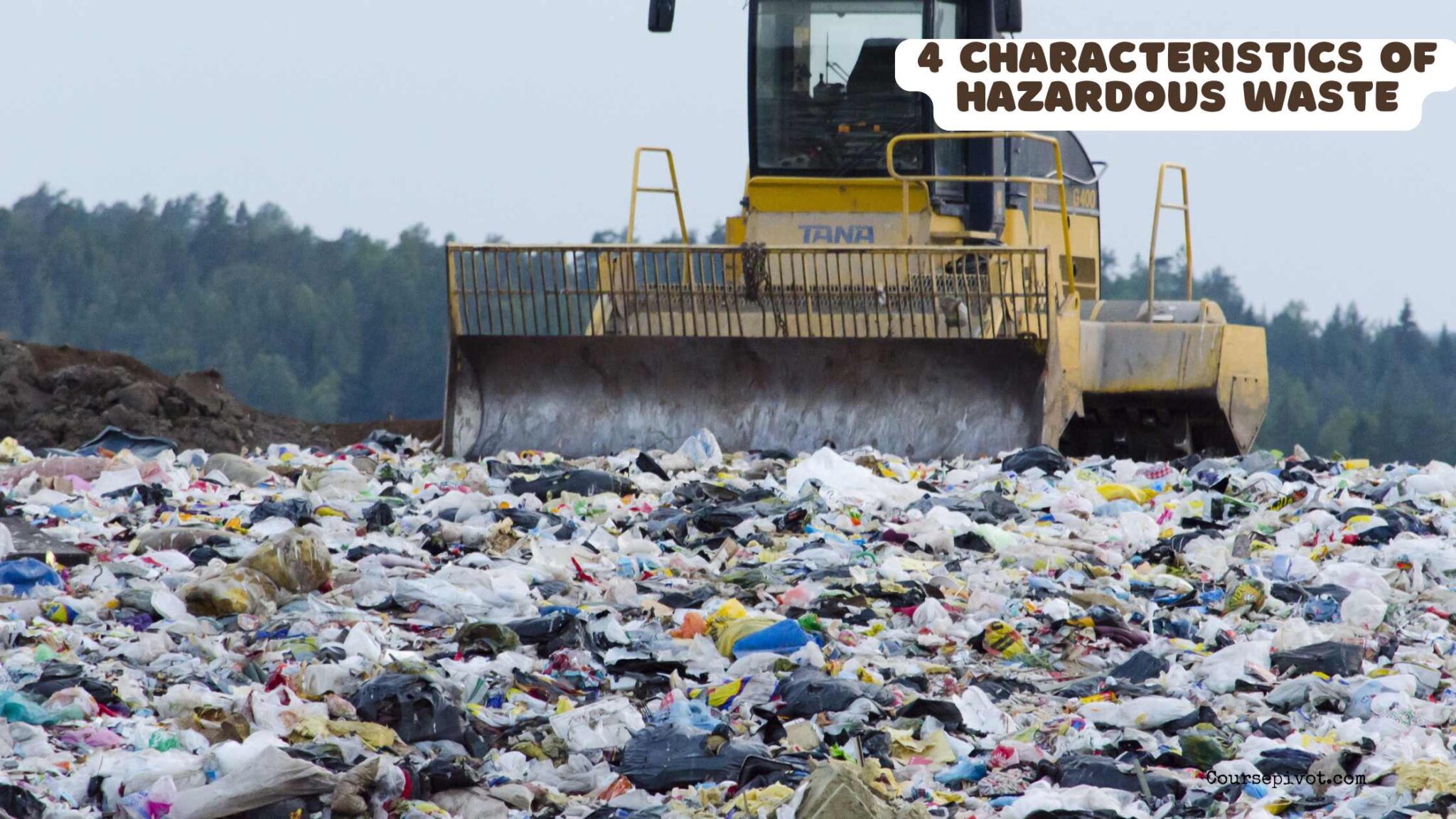 Hazardous waste containers showing safety and environmental risk