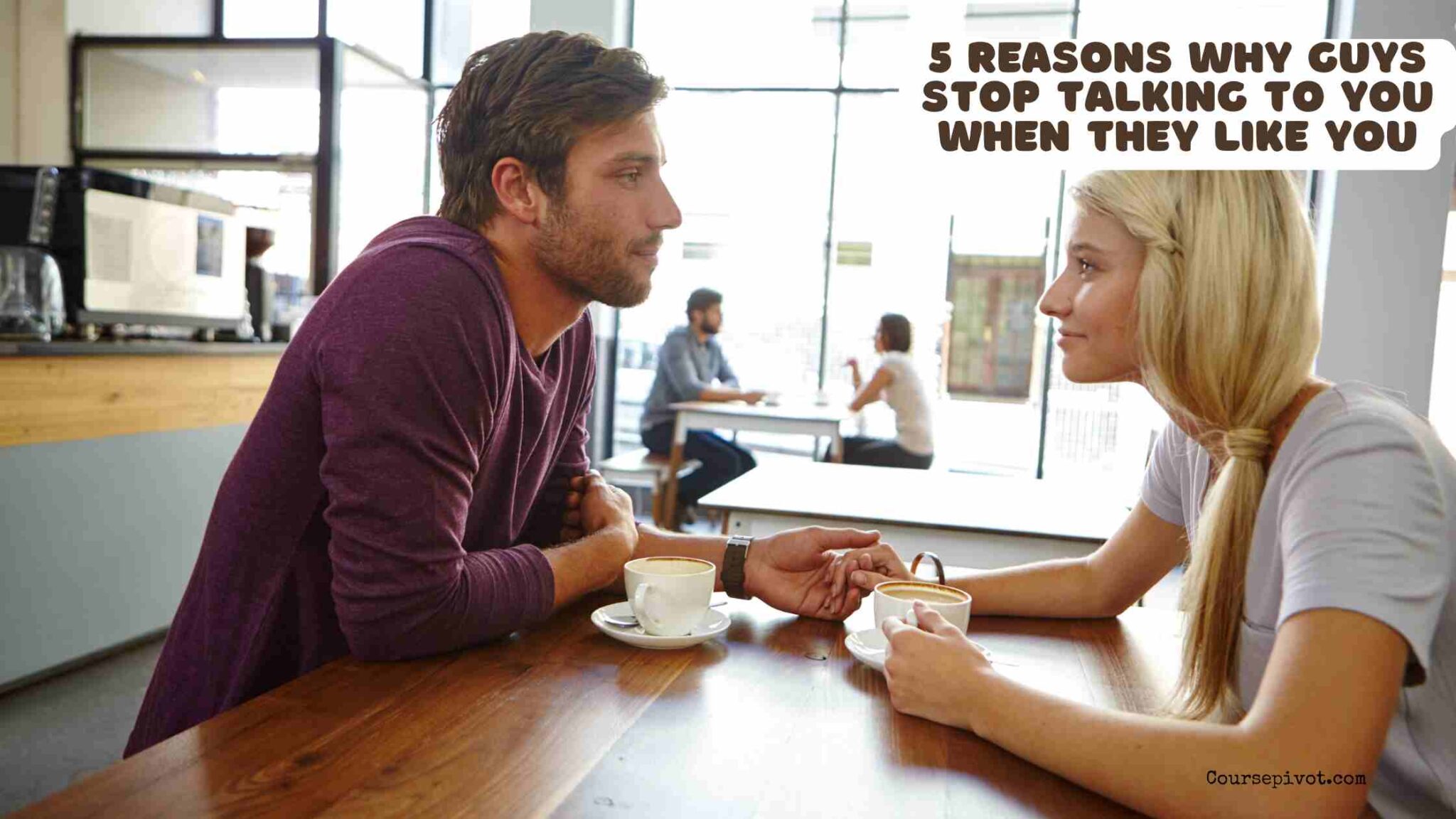A woman looking at her phone after a guy stops texting