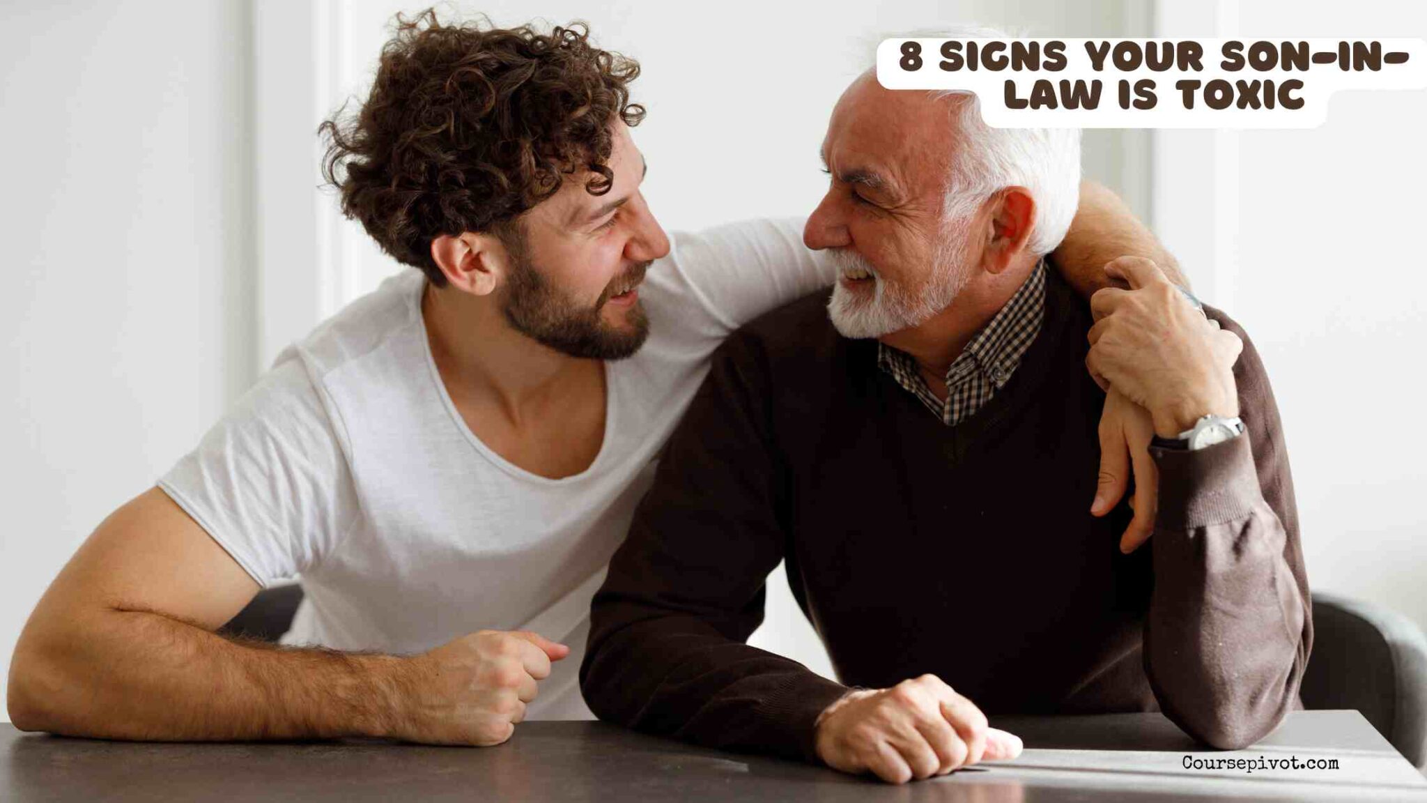 Parent reflecting on difficult family tension with a son-in-law