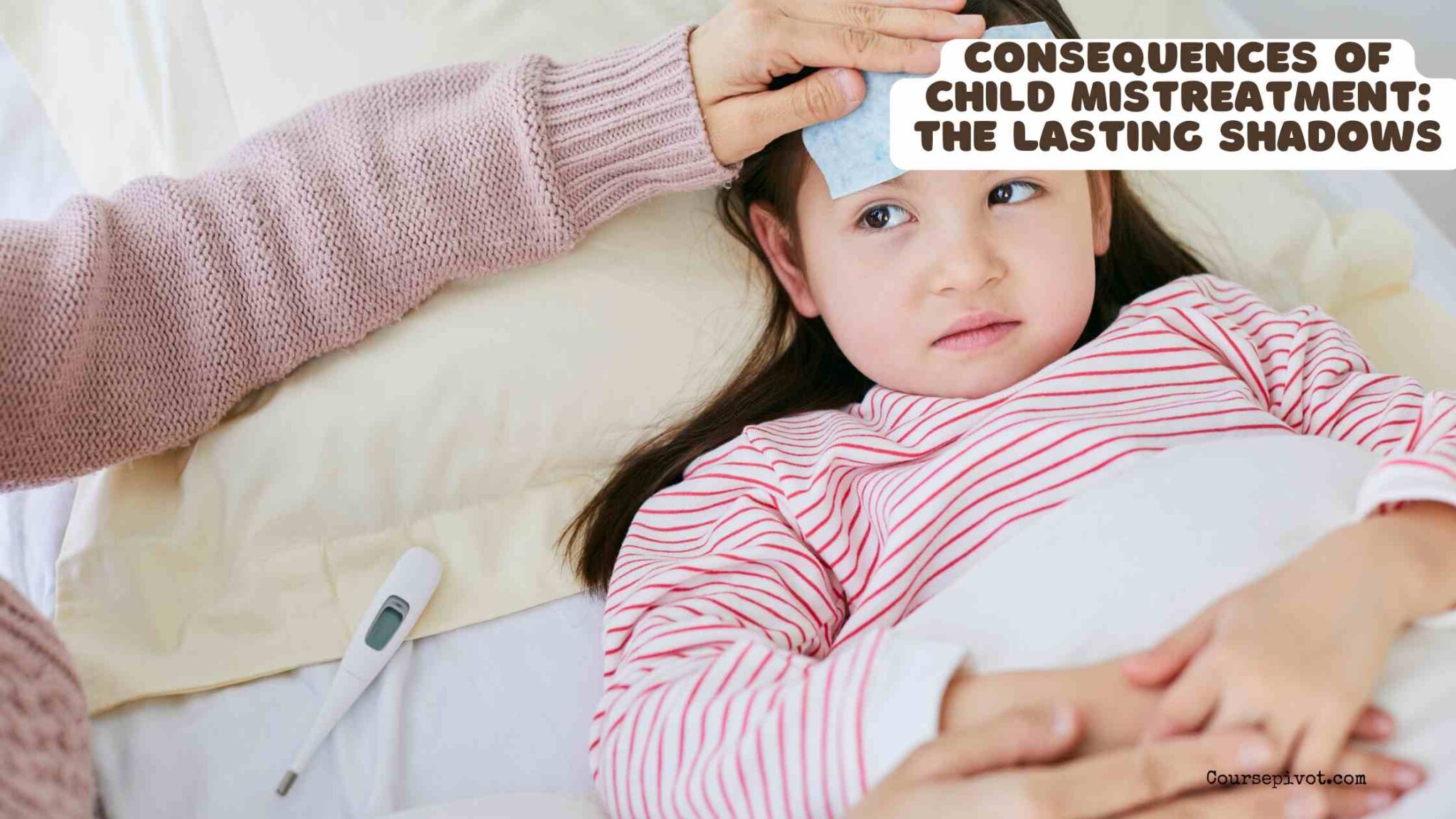 Child receiving calm support after experiencing mistreatment
