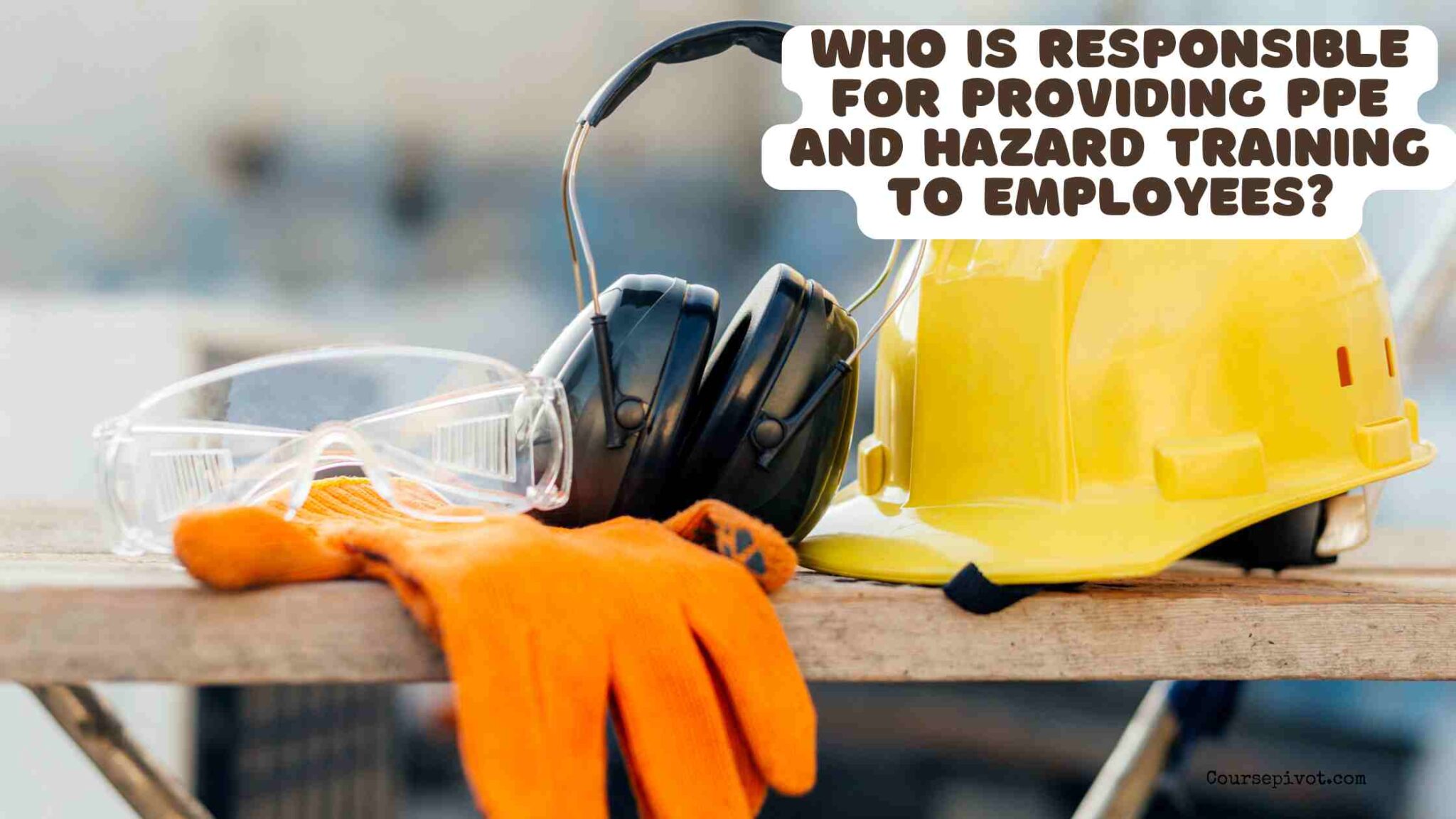 Employees wearing personal protective equipment during workplace safety training