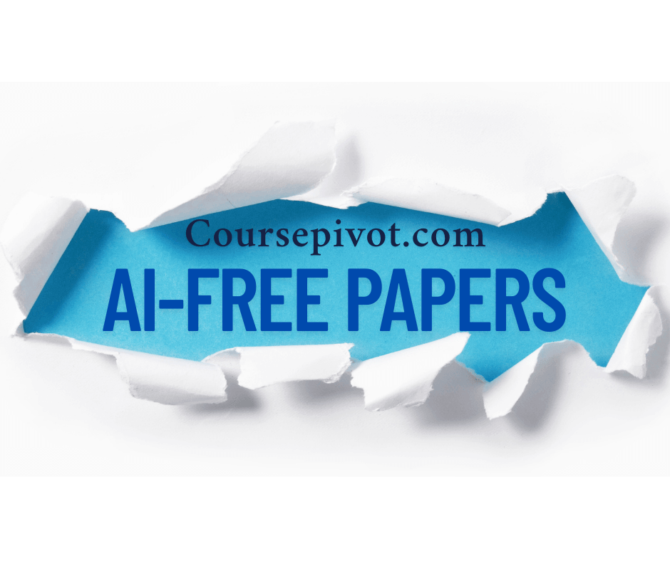 Coursepivot AI-free assignment writing service