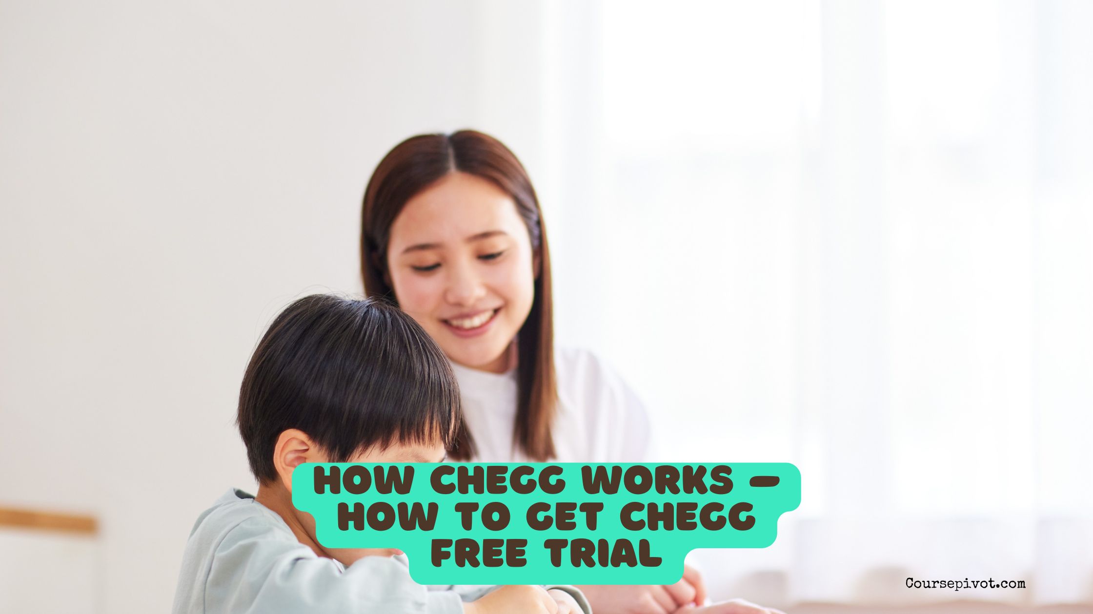 Student using an online study tool while checking Chegg subscription options