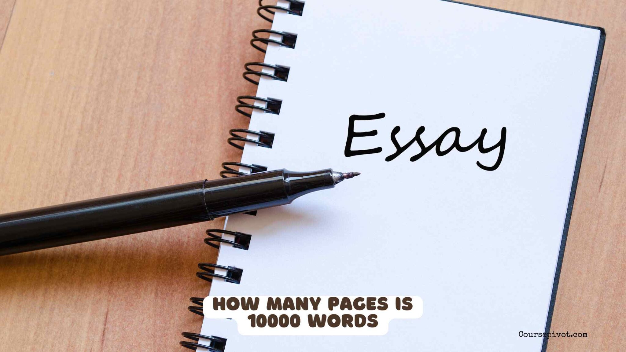 Stack of printed pages next to a laptop representing a 10000-word document