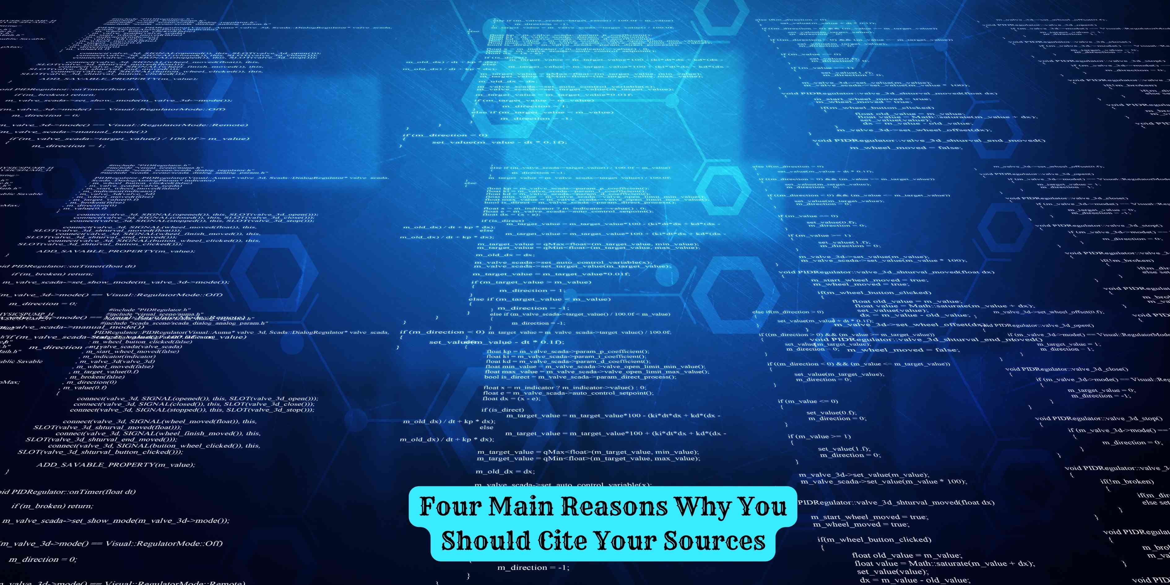Four Main Reasons Why You Should Cite Your Sources