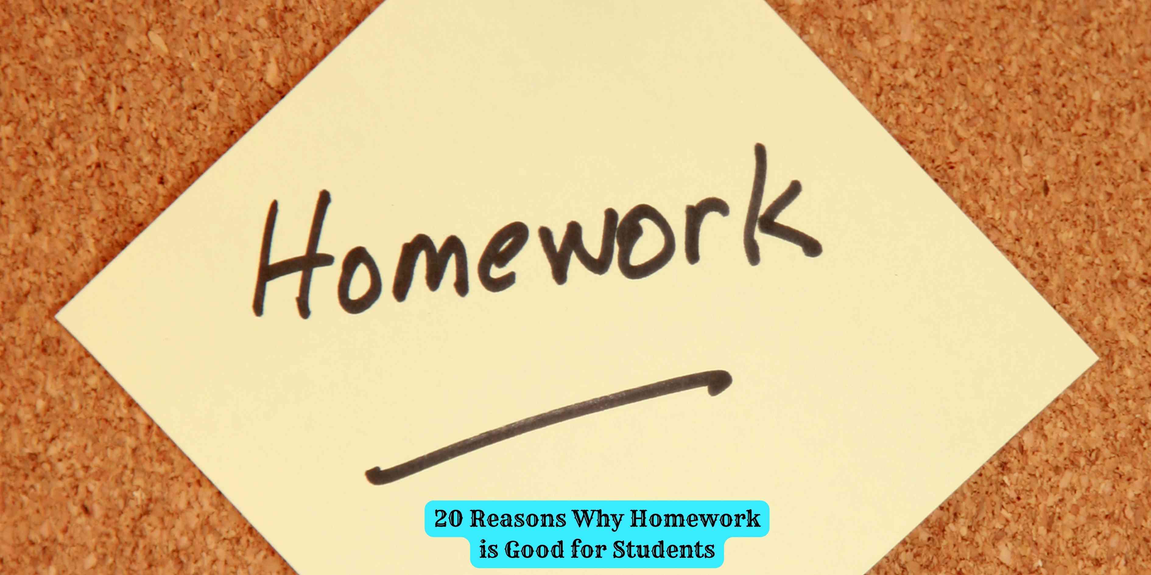 20 Reasons Why Homework is Good for Students