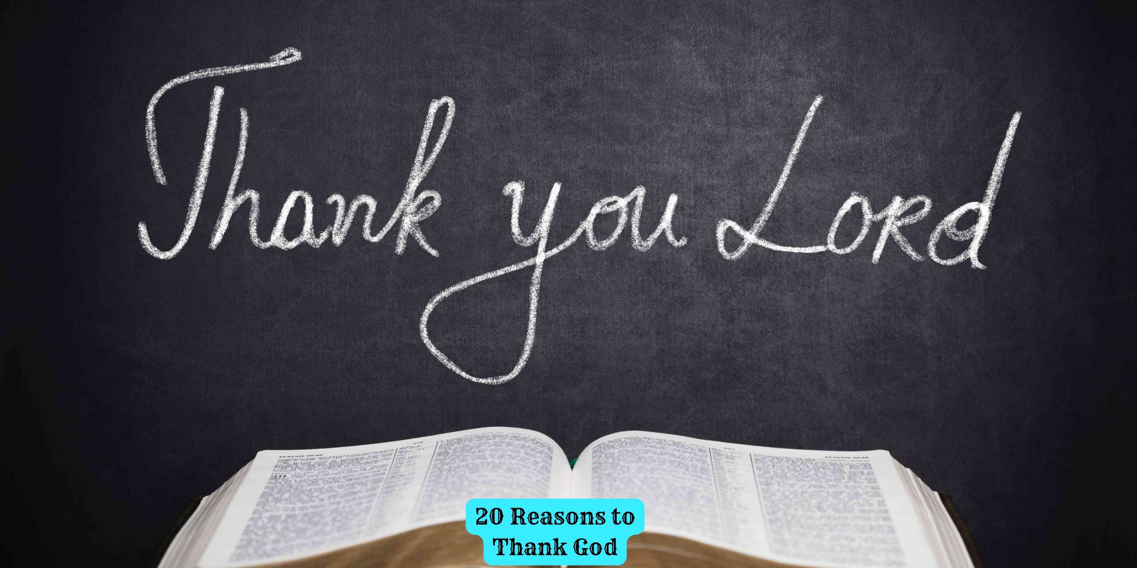 20 Reasons to Thank God