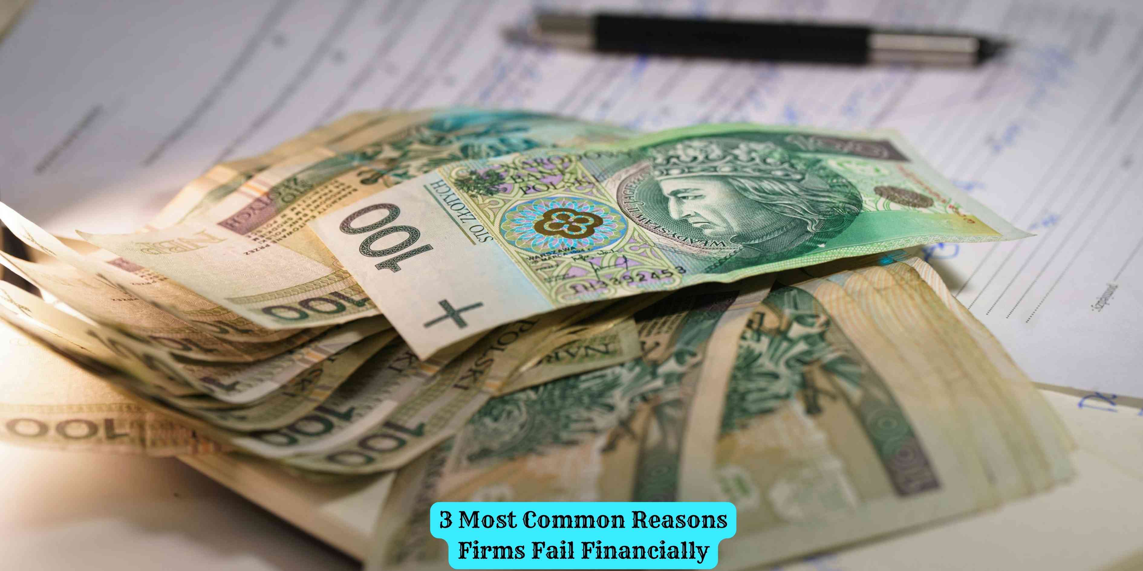 3 Most Common Reasons Firms Fail Financially