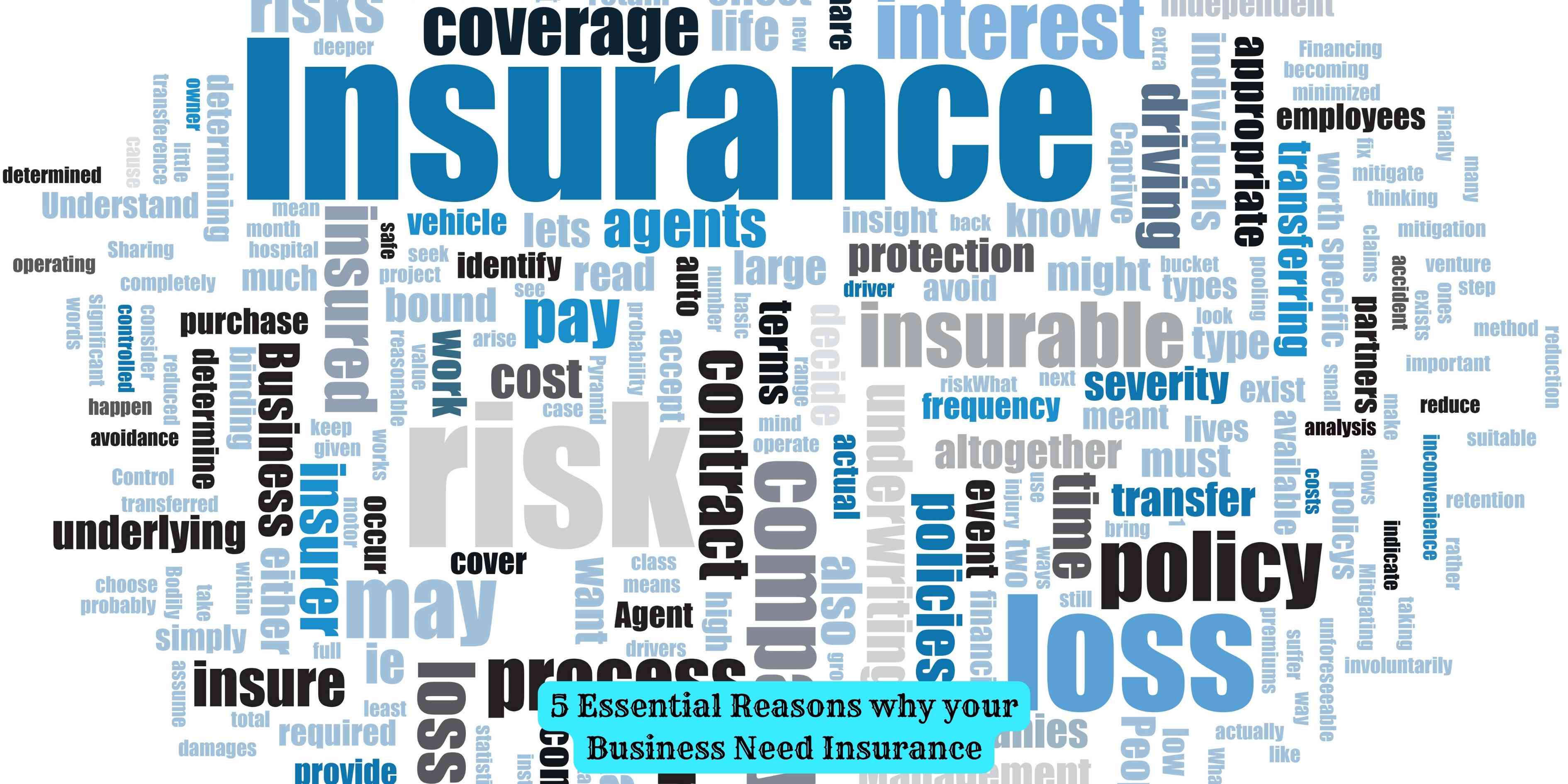 5 Essential Reasons why your Business Need Insurance