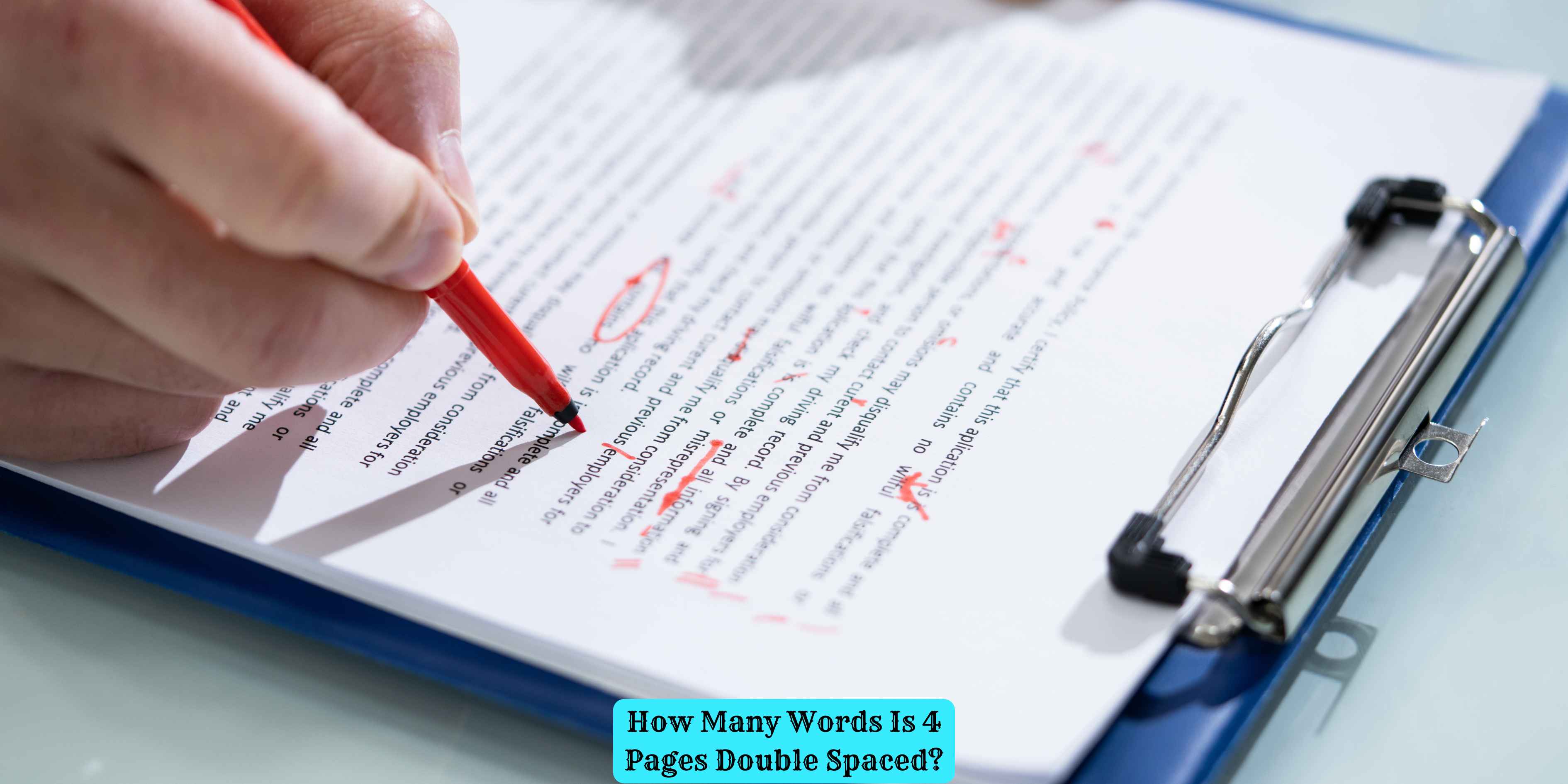 How Many Words Is 4 Pages Double Spaced?
