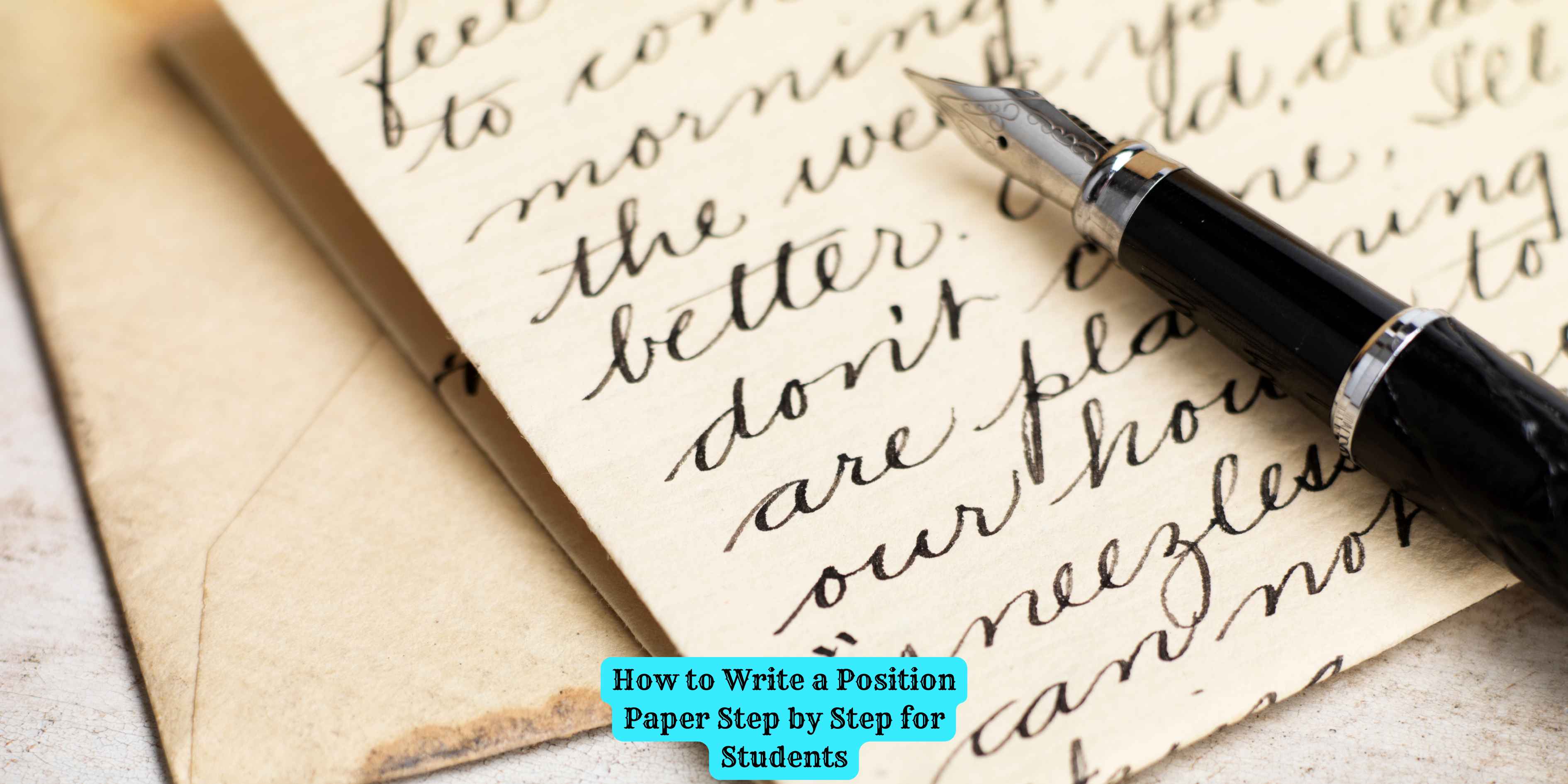 How to Write a Position Paper Step by Step for Students