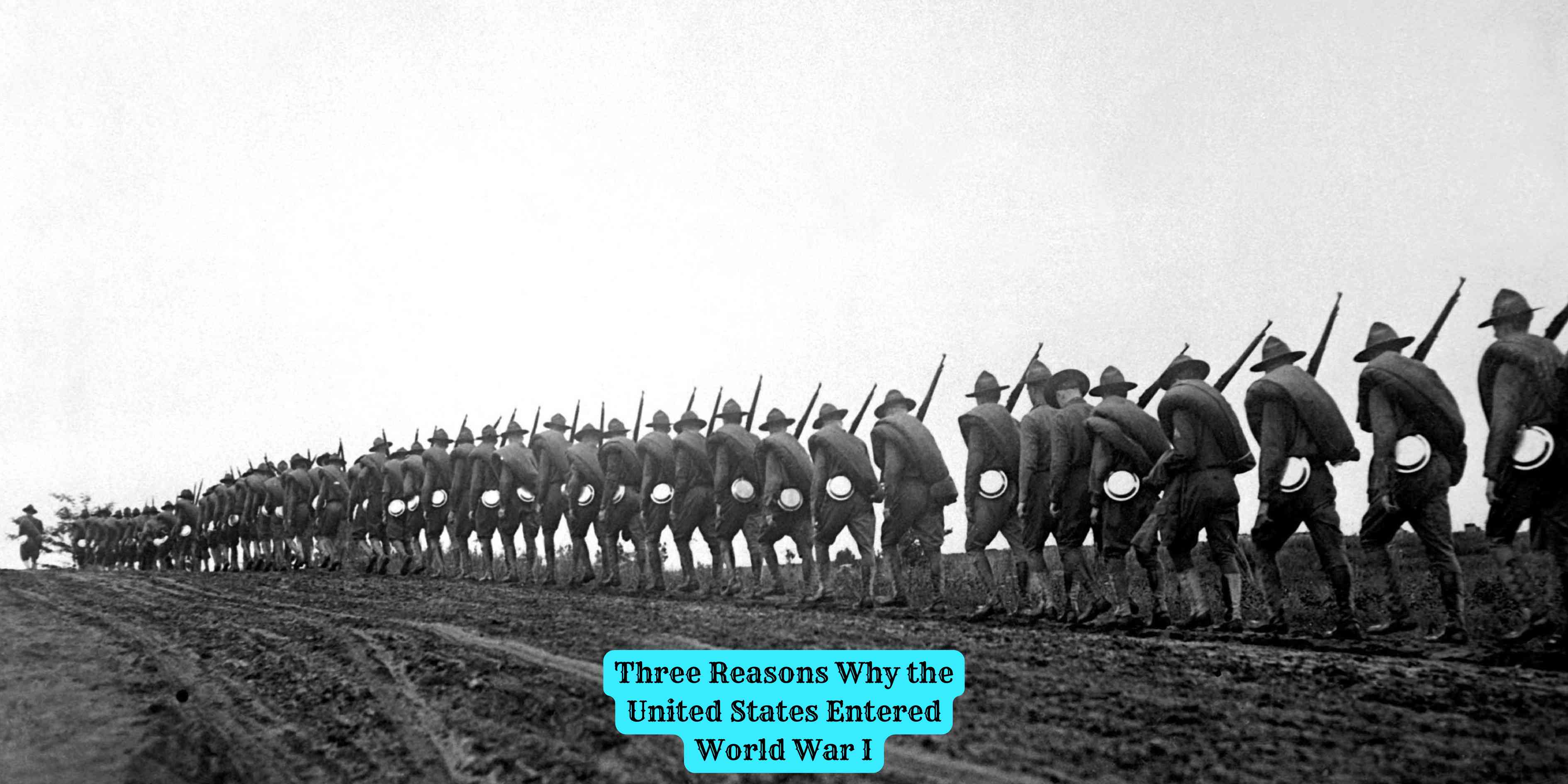 Three Reasons Why the United States Entered World War I
