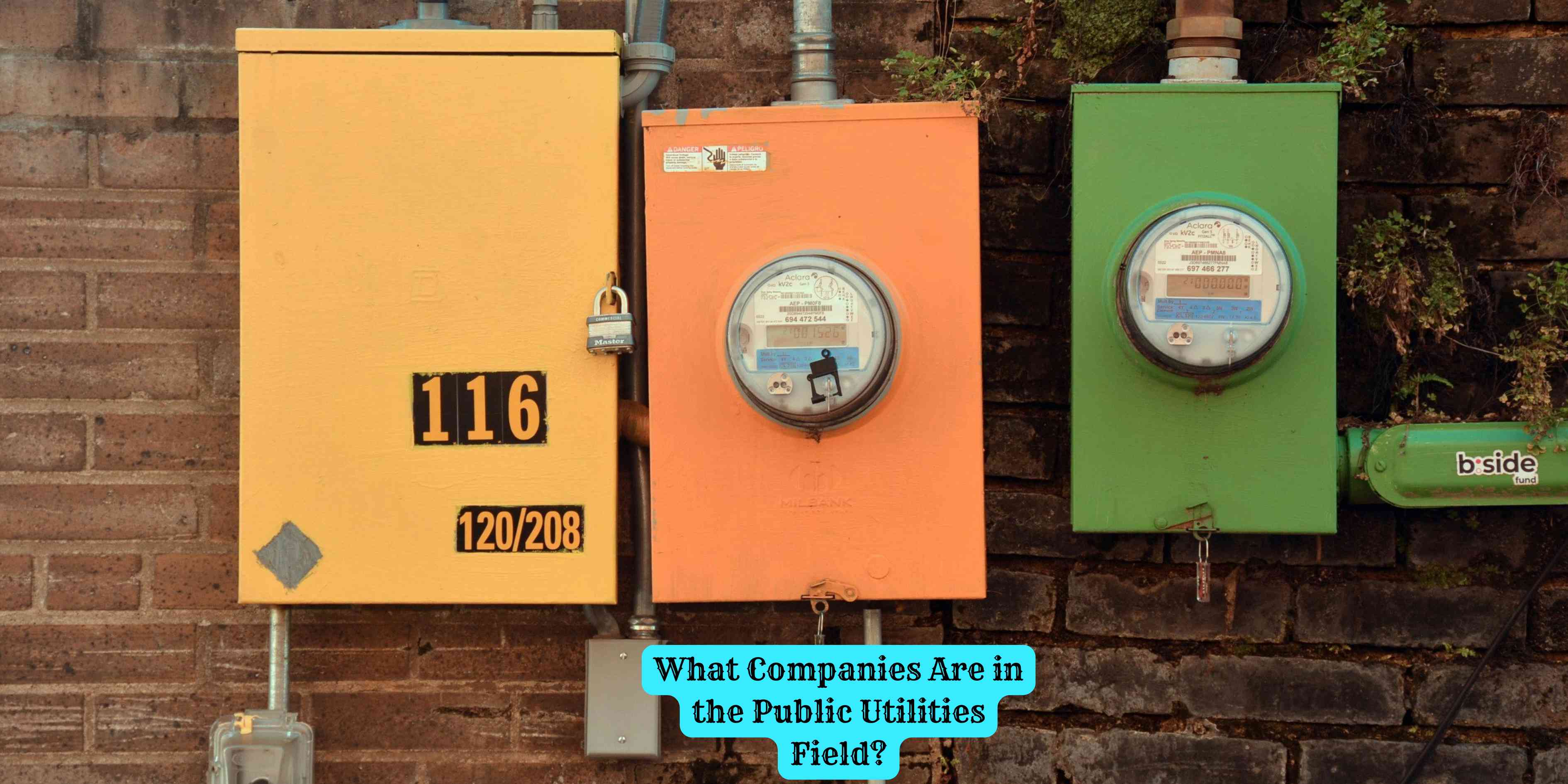 What Companies Are in the Public Utilities Field