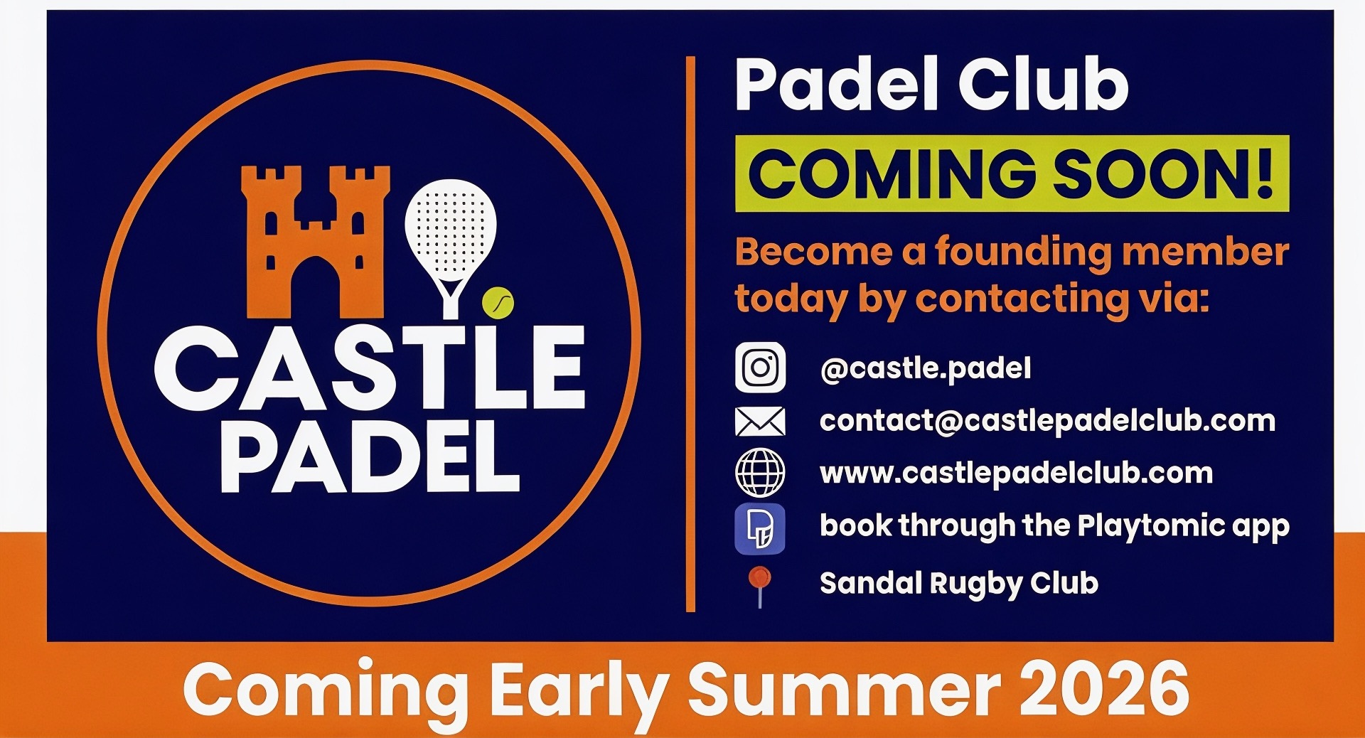 Castle Padel Club (Coming Soon!) logo