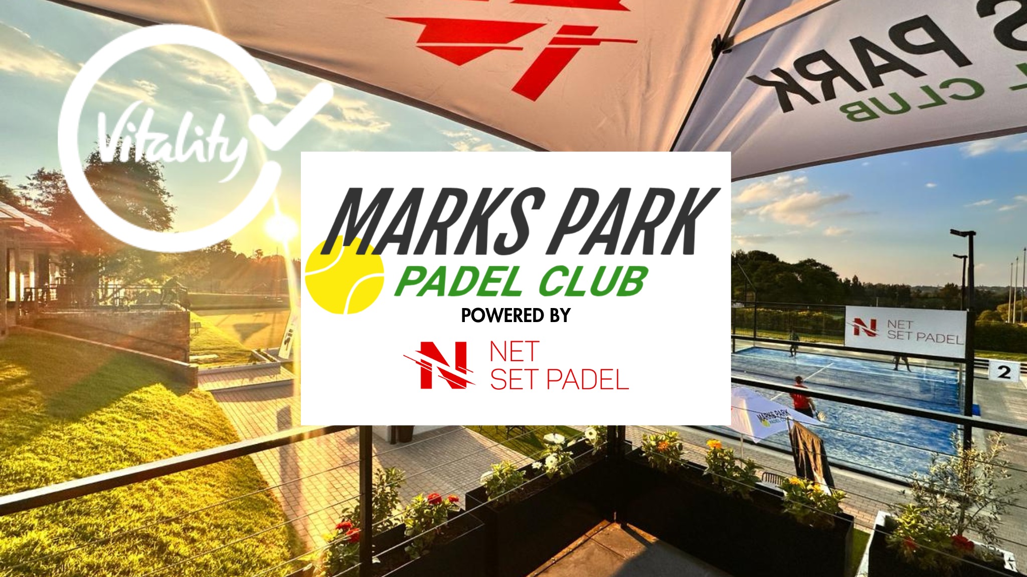Marks Park Padel powered by Net Set Padel logo