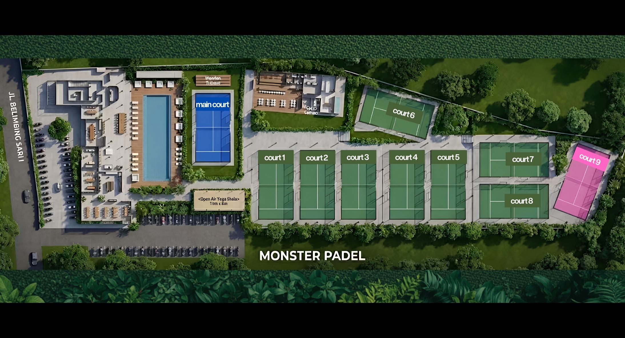 MONSTER PADEL SOCIAL CLUB BALI  logo
