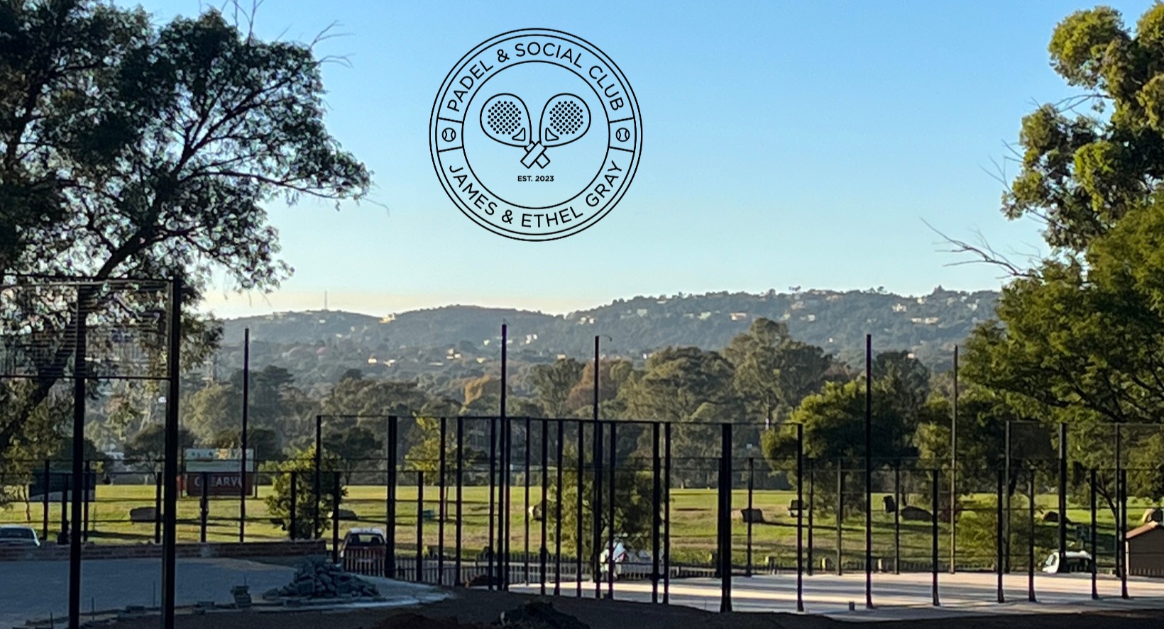 Padel and Social Club - James and Ethel Gray   logo