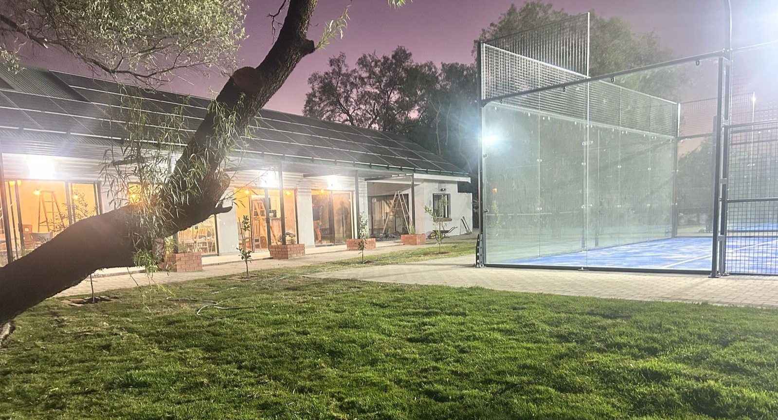 Padel in the Woods logo