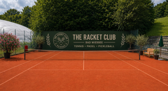 The Racket Club by Padel Now logo