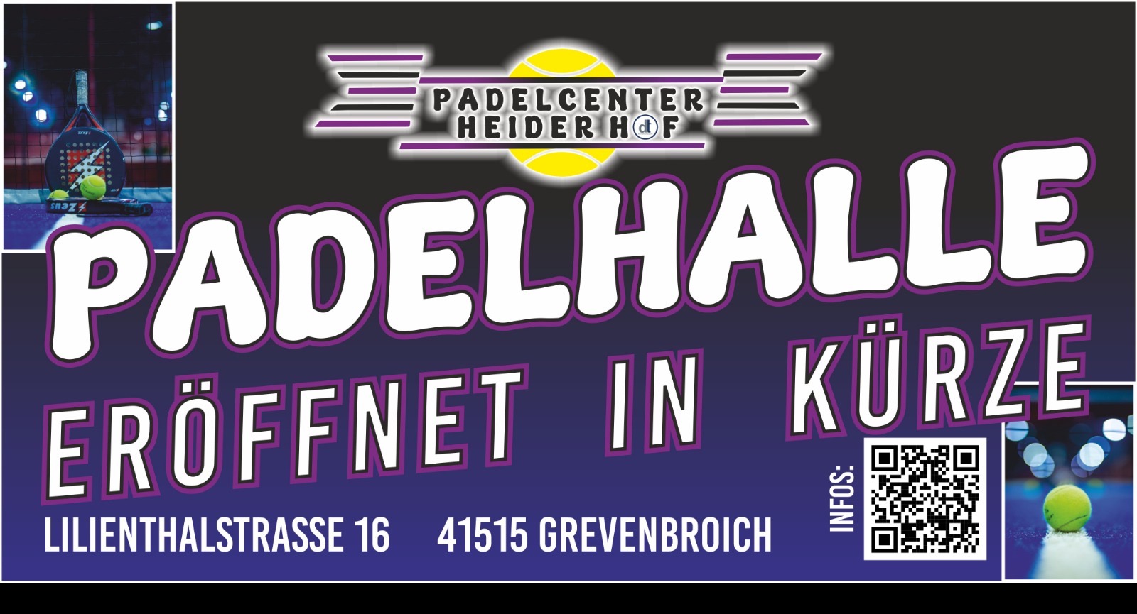 Padelcenter Heiderhof | coming soon logo