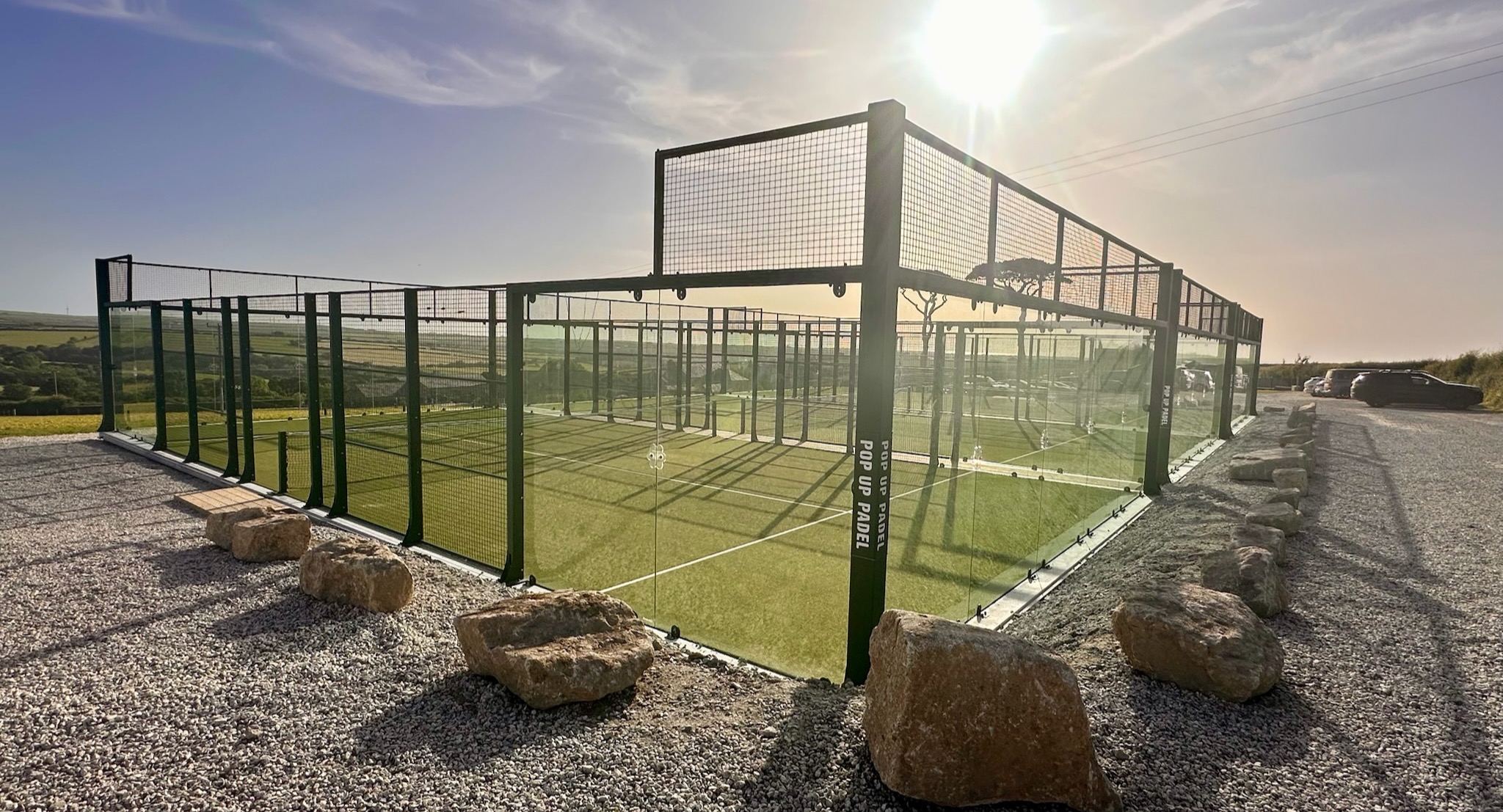 Pop Up Padel - Trevear Farm logo