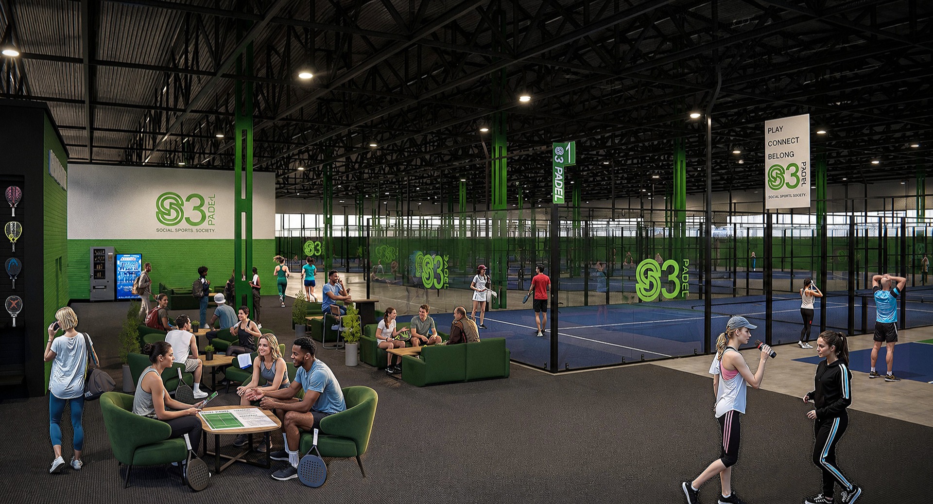 S3 Padel Bangor  logo