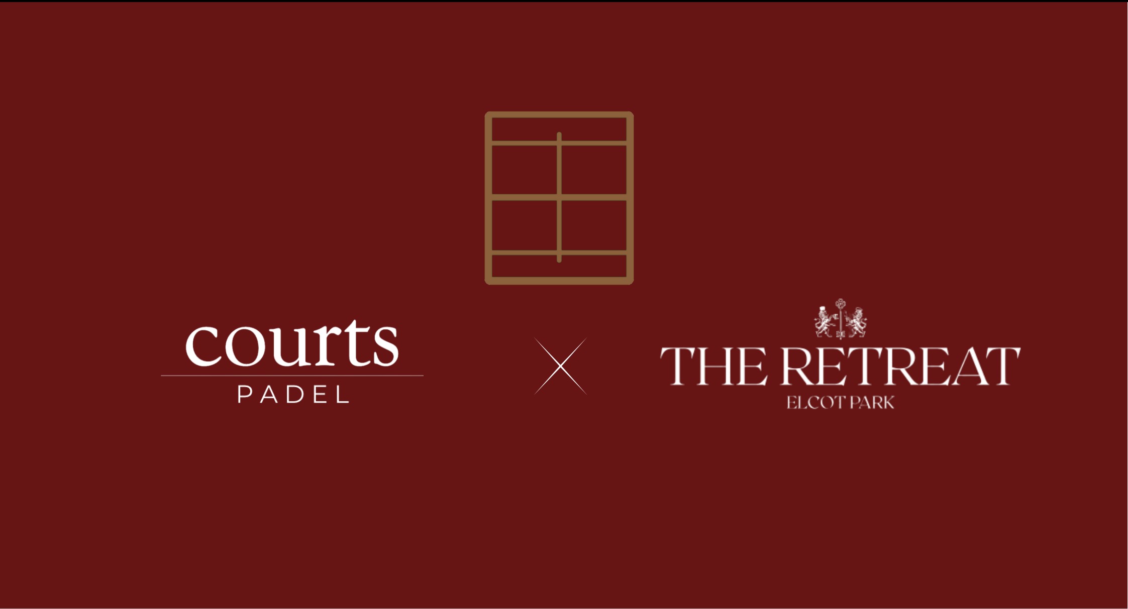 Courts Padel X The Retreat, Elcot Park logo