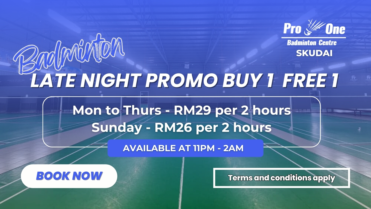 Pro One Badminton Centre Skudai - Photo 1