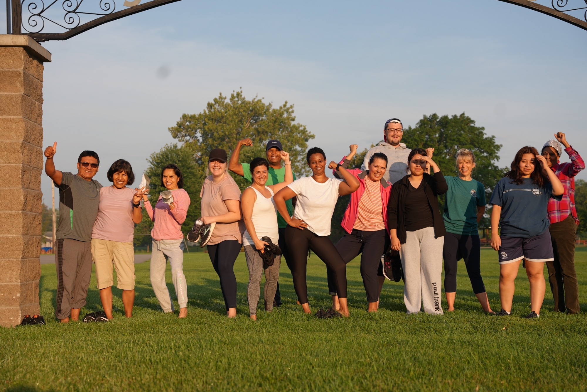 Lifeline participant embracing wellness