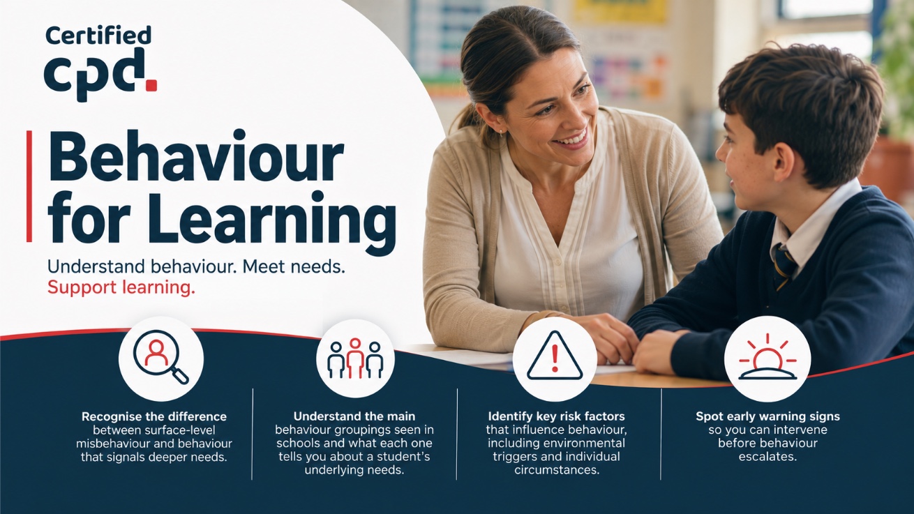 Behaviour for Learning | Certified CPD