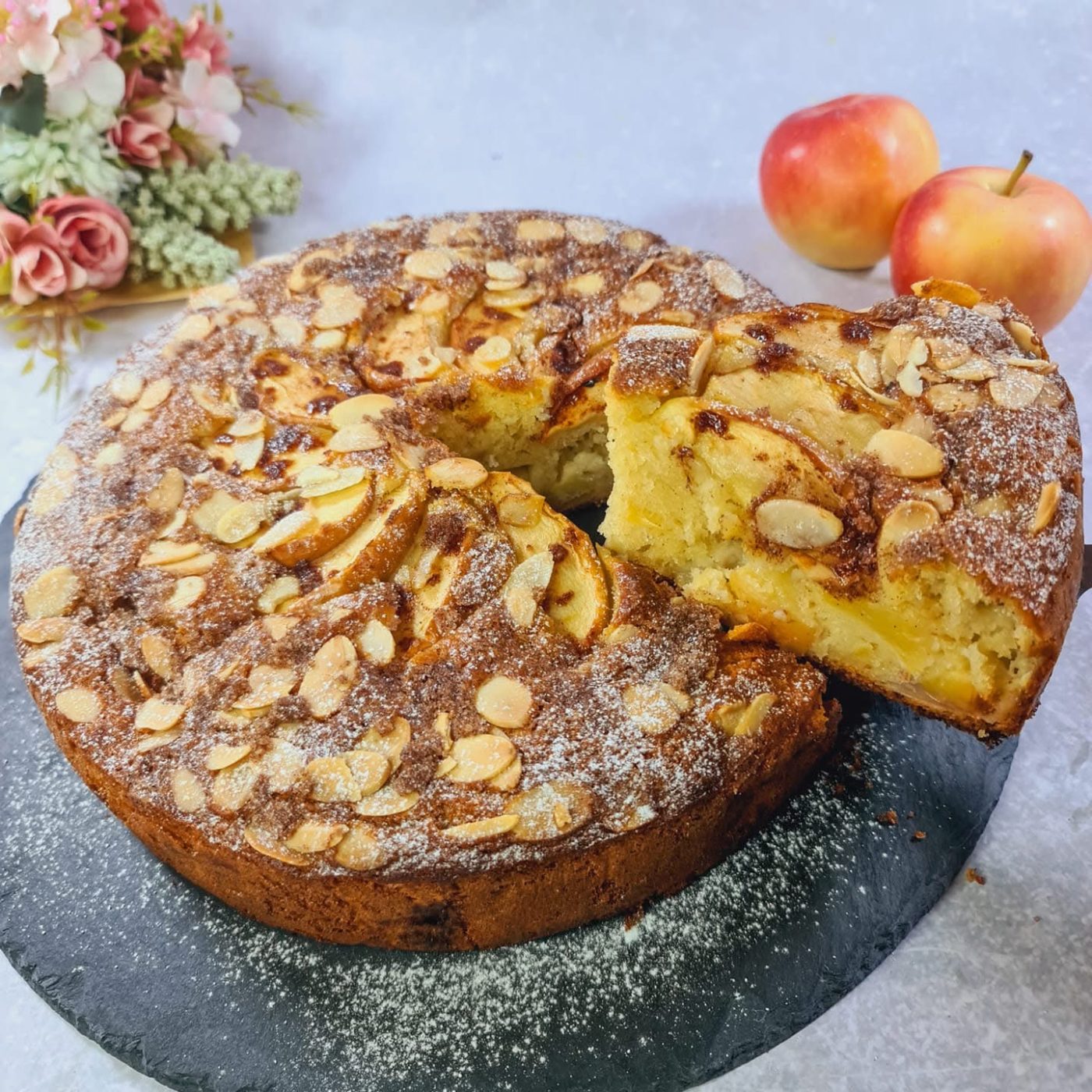 Apple Almond Cake