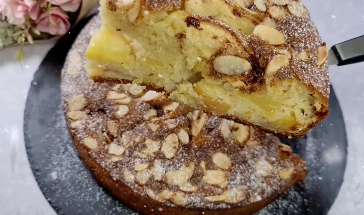 Apple Almond Cake step 21
