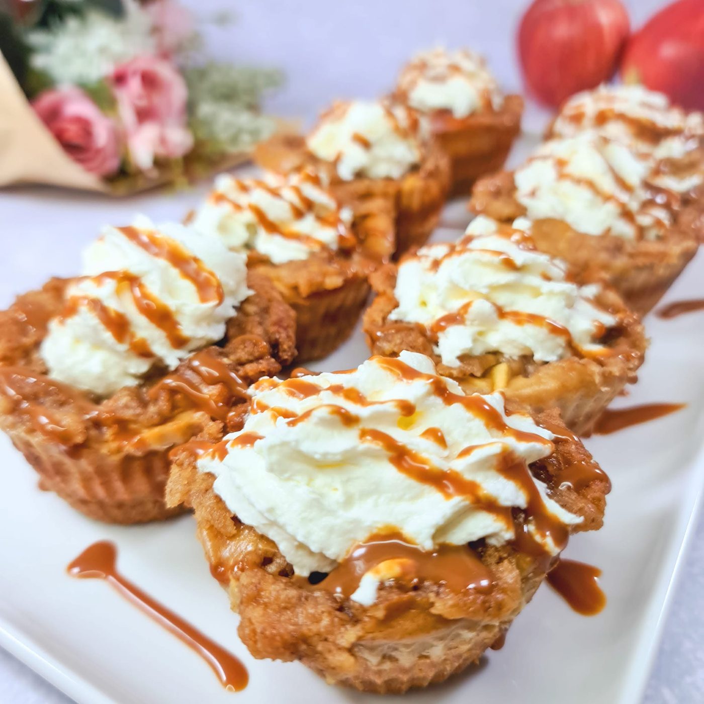 Apple Caramel Muffins
