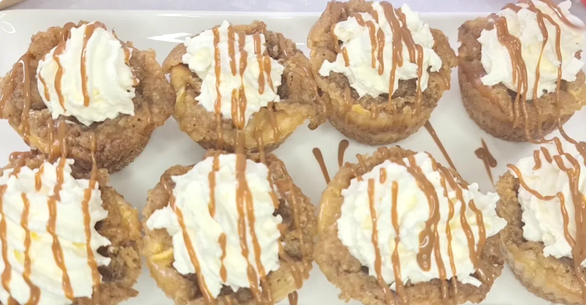Apple Caramel Muffins step 17