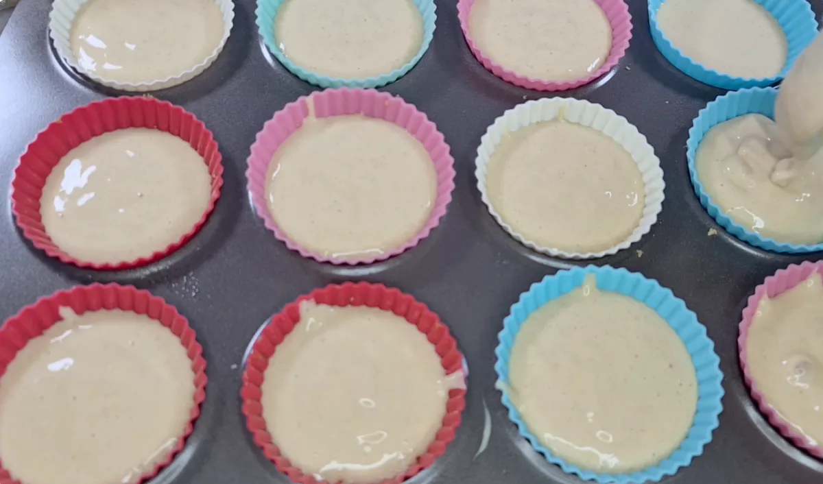 Apple Caramel Muffins step 9